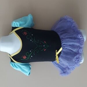 Disney Princess Frozen Anna tutu bodysuit Halloween costume - size 6-12 mos